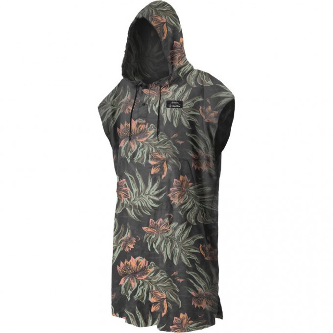 Пончо MATADOR Packable Towel Poncho () черное, с цветочным орнаментом MVPO01MF Пончо MATADOR Packable Towel Poncho () черное, с цветочным орнаментом MVPO01MF